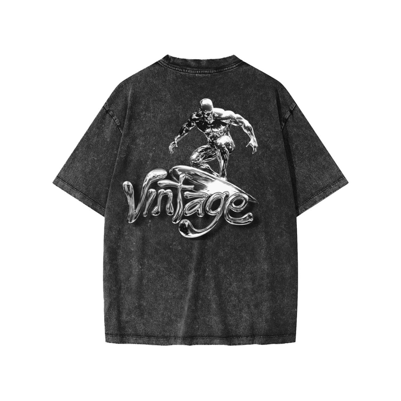 Chrome Surfer - KIDS Snow Washed T-Shirt