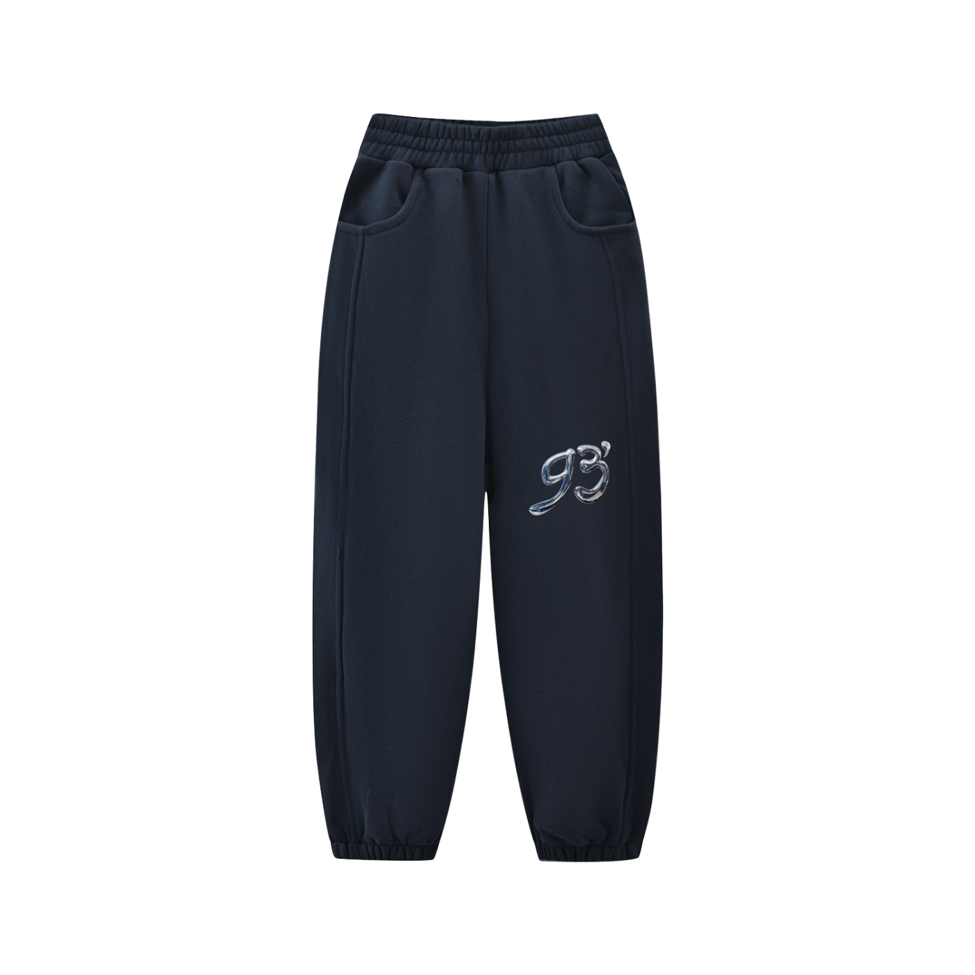 Kids- Liquid Chrome - Essential Fleece Jogged Sweatpants